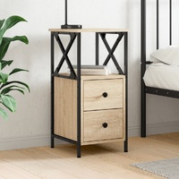 Bedside Cabinet 34x35.5x70 cm Engineered Wood