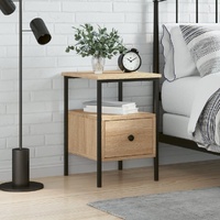 Bedside Cabinet 34x36x50 cm Engineered Wood