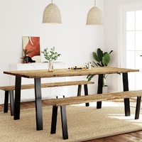 Dining Table Solid Wood Acacia