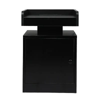 Levede Bedside Table USB Charger Outlet RGB Black