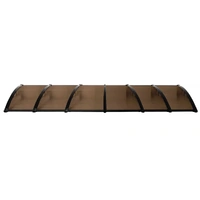  Window Door Awning Outdoor 1M X 6M Brown 1x6M