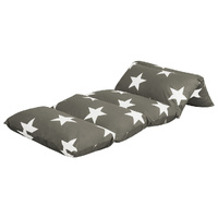  Foldable Mattress Kids Pillow Dark Grey Medium