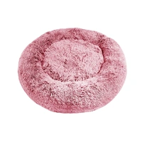  Pet Bed Memory Foam Dog Donut Pink Large