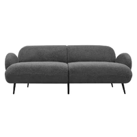Levede Cloud Sofa 3 Seater Sherpa Fleece Beige