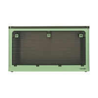 Storage Box Plastic Stackable Container L Green Large