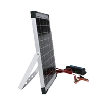 12V 10W Solar Panel Kit Mono Caravan