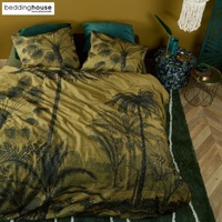 Tour Du Monde At Home Cotton Ochre Quilt Cover Sets by Bedding House Queen