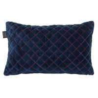 Equire Filled Cotton Blue Cushion by Bedding House