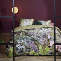Charming Cotton Sateen Green Quilt Cover Sets by Bedding House Queen