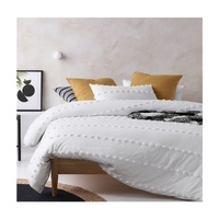 Serapian White Quilt Cover by Vintage Design Homeware Queen