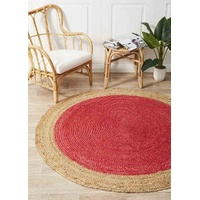 Atrium Polo Cherry By Rug Culture - 200X200cm ROUND