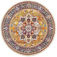 Babylon 207 Multi Round by Rug Culture-240X240CM - ROUND