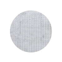 Bubble Silver Round Washable Rug by Rug Culture-200X200CM - ROUND