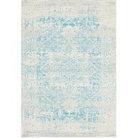 Evoke 253 White Blue by Rug Culture -290X200CM - RECTANGLE