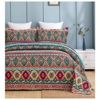Azura 100% Cotton Quilted 3 pcs Bedspread Coverlet Set King