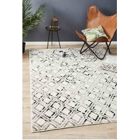 Metro 607 Black White by Rug Culture - 330X240CM - RECTANGLE