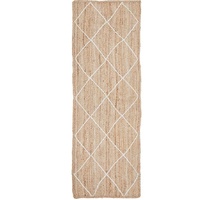 Noosa 222 White Runner by Rug Culture-300X80CM - RUNNER