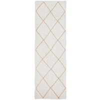 Noosa 333 White Runner by Rug Culture-400X80CM - RUNNER