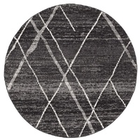 Oasis 452 Charcoal Round by Rug Culture-200X200CM - ROUND