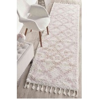 Saffron 33 Pink Runner by Rug Culture - 200X80CM - RUNNER