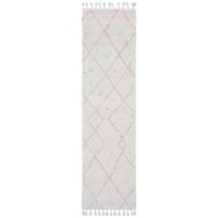 Saffron 44 Pink Runner by Rug Culture - 400X80CM - RUNNER