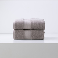 Brentwood 650 GSM Low Twist 2 Pack Whisper Bath Sheet by Renee Taylor