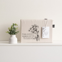 Bamboo Cotton 500 Thread Count Dove Combo Set by Park Avenue Single