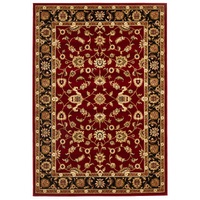 Sydney 1 Red Black Rug by Rug Culture - 290X200CM - RECTANGLE