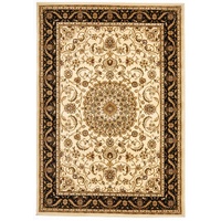 Sydney 9 Ivory Black Runner Rug by Rug Culture - 400X80CM - RUNNER