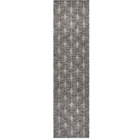 Terrace 5502 Black Runner by Rug Culture-400X80CM - RUNNER