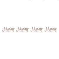 Bread and Butter Napkin Rings - Merry - 4 Pack