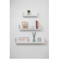 OSLO THREE PIECE SHELF KIT (WHITE)