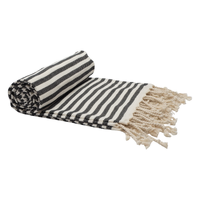 PORTSEA TURKISH COTTON TOWEL - MIDNIGHT