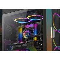 VORTEX 240mm ARGB AIO Liquid CPU Cooler + ARGB Controller, EPDM High-Density Tubing, LGA 115x, 1200, 1700, 20xx, AM3, AM4 AM5, s