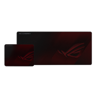 ASUS ROG SCABBARD II Gaming Mouse Pad, Medium 360x260mm + Extended 900x400mm Size, Water/Oil/Dust Respellent, Anti-Fray, Soft Cloth With Rubber Base