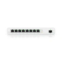UISP Router, 8-Port GbE Ports w/ 27V Passive PoE, For MicroPoP Applications, 110W PoE Budget, Fanless