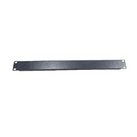 LDR 1U 19' Blanking Panel - Rack Mountable 19' - Black Metal Construction