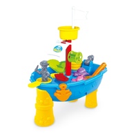 Pirate Ship Modelled, Sand and Water Table with 24 Accessories