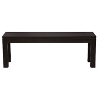 Tilda Solid Mahogany Timber Bench (Chocolate)