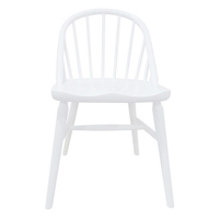 Vera Solid Oak Dining Chair - Set of 2 (White)