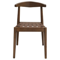 Elliot Leather Dining Chair (Walnut)