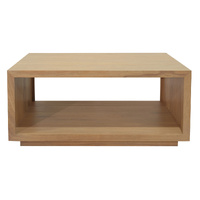 Oscar Solid Mindi Timber Coffee Table (Natural)