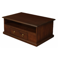 Tasmania 2 drawer Coffee Table - Mahogany