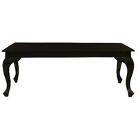 Queen Anne Coffee Table 120 x 70 cm - Chocolate