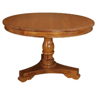 Tasmania Round Dining Table 120 cm (Light Pecan)