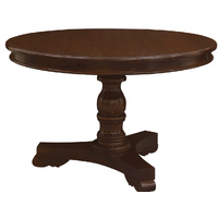 Tasmania Round Dining Table 120 cm (Mahogany)