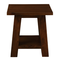 Tokyo Solid Mahogany Timber Lamp Table (Mahogany)