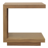 Oscar Solid Mindi Lamp Table (Natural)