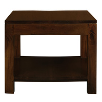 Amsterdam Solid Mahogany Timber Lamp Table 60 x 60 cm (Mohagany)