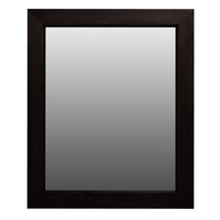 Ascott Solid Timber Frame Wall Mirror - Chocolate